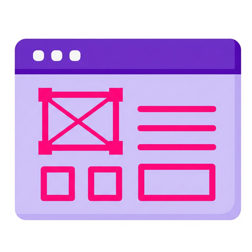 Wireframing Icon