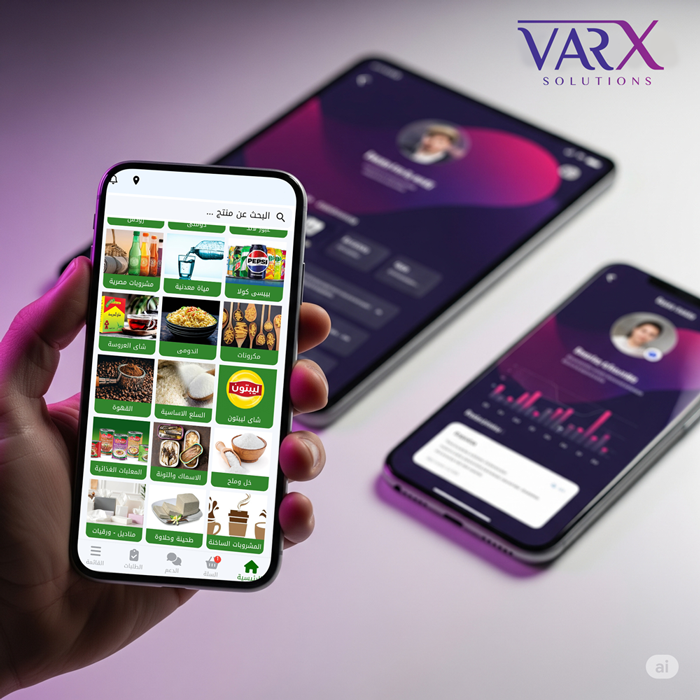 Showcase of Varx Soft mobile applications on different devices
